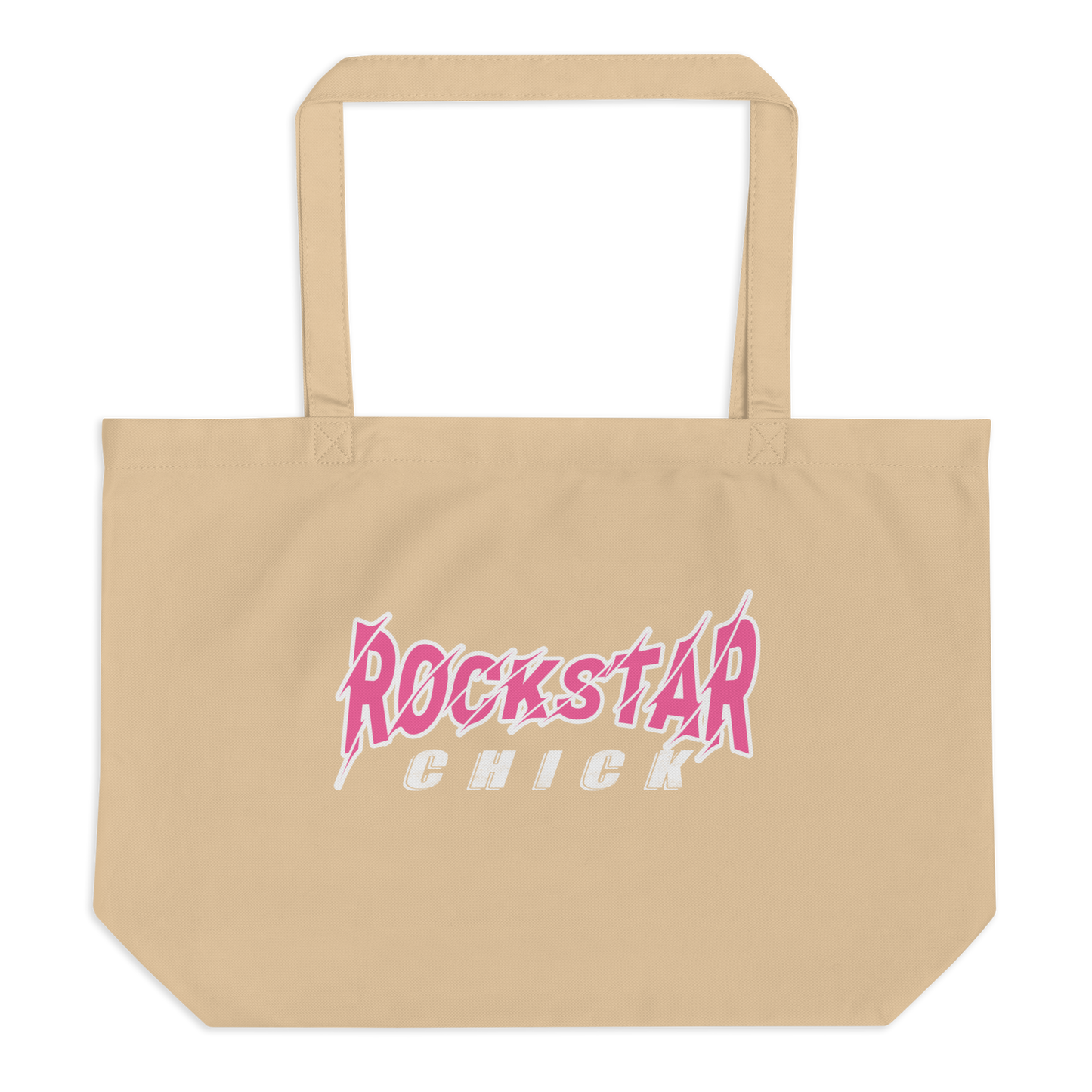Rockstar Chick Large Tote Bag