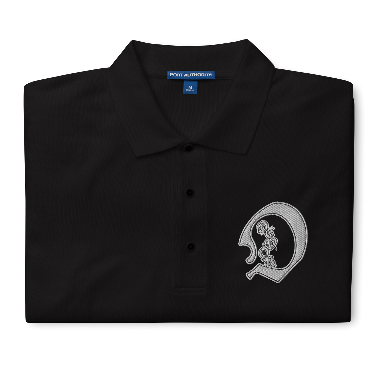 DEVOB EMBLEM Black Polo