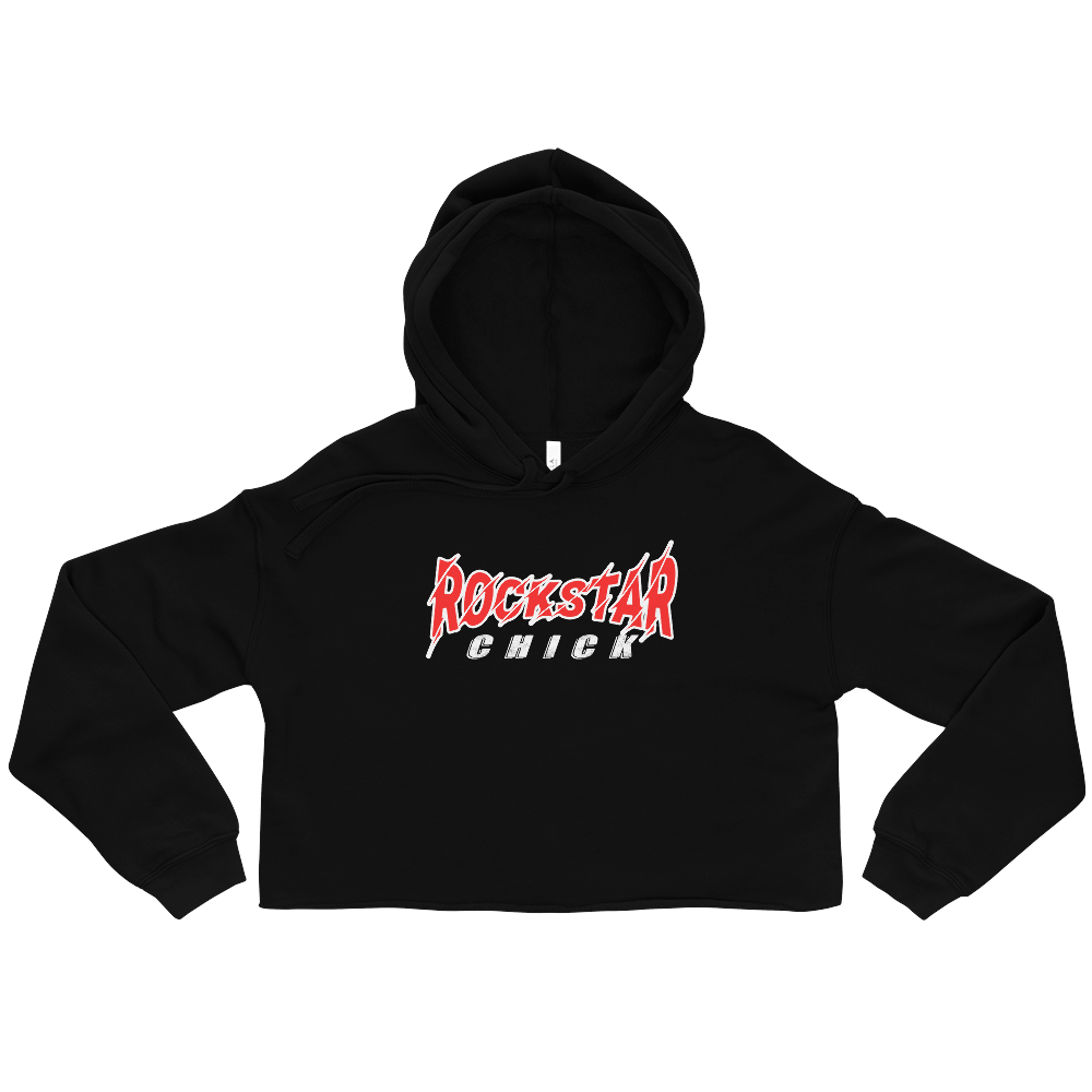 ROCKSTAR CHICK Cropped Hoodie