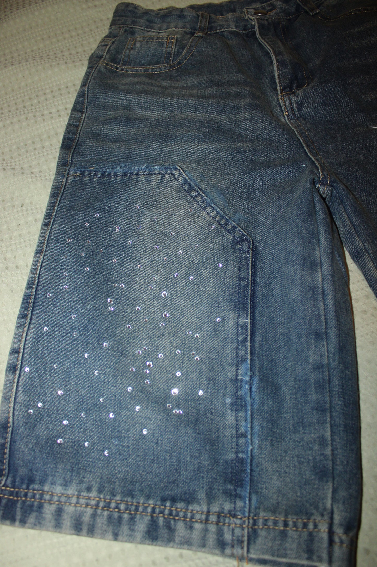 SHINE DEVOB DENIM JORTS