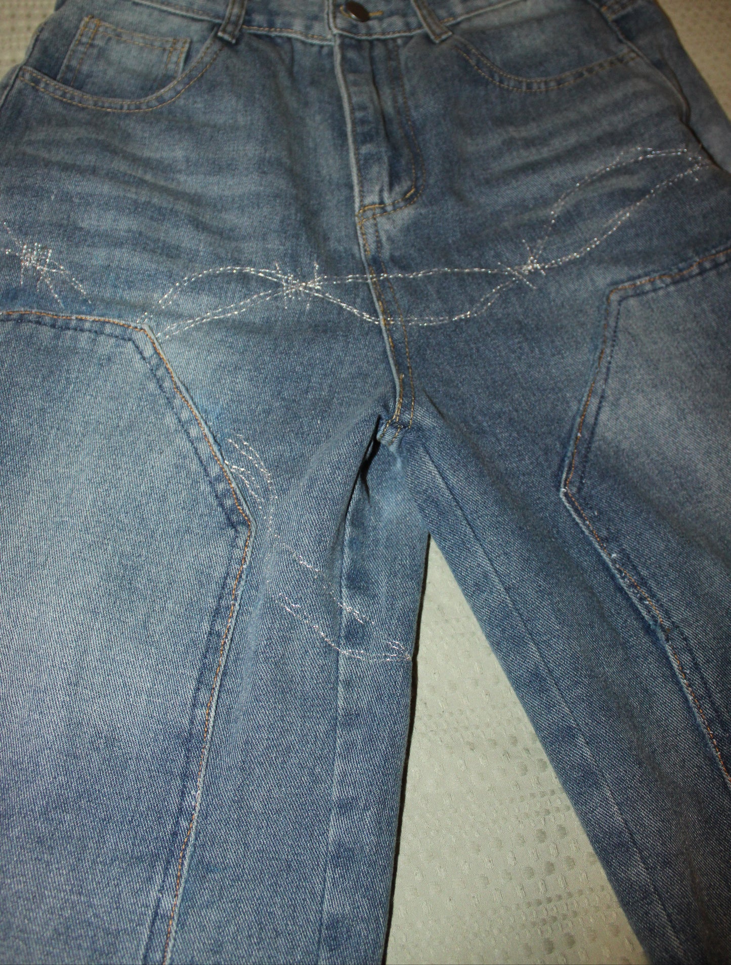 BARBED WIRE DEVOB DENIM JORTS
