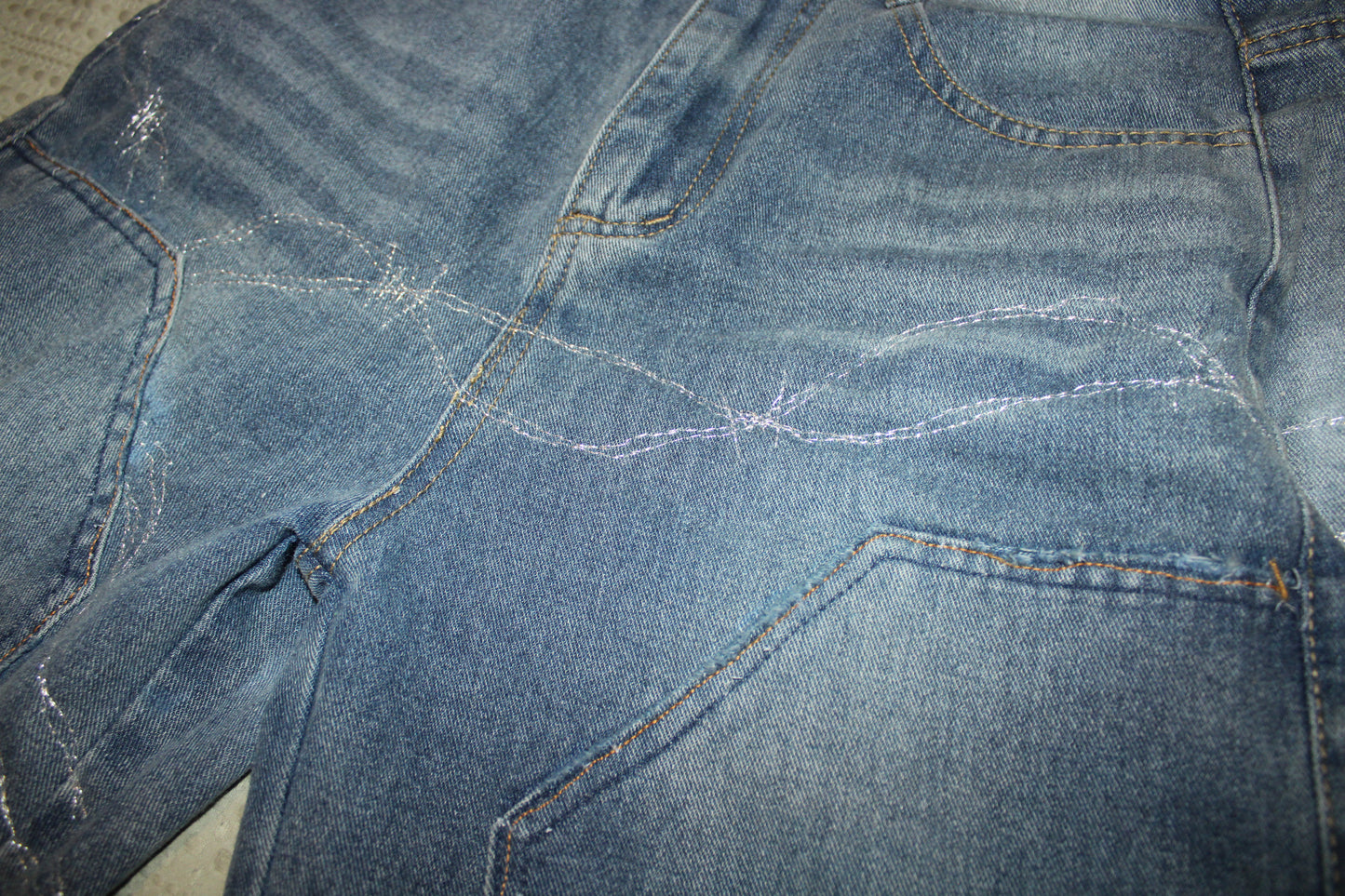 BARBED WIRE DEVOB DENIM JORTS