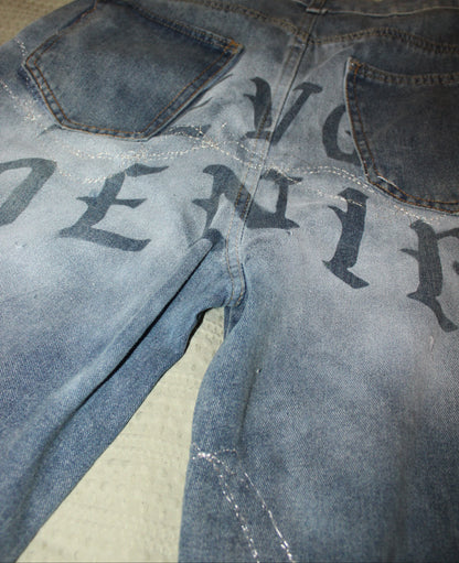 BARBED WIRE DEVOB DENIM JORTS