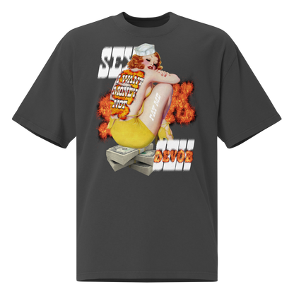 I WANT MONEY NOT SEX! OVRSZD TEE