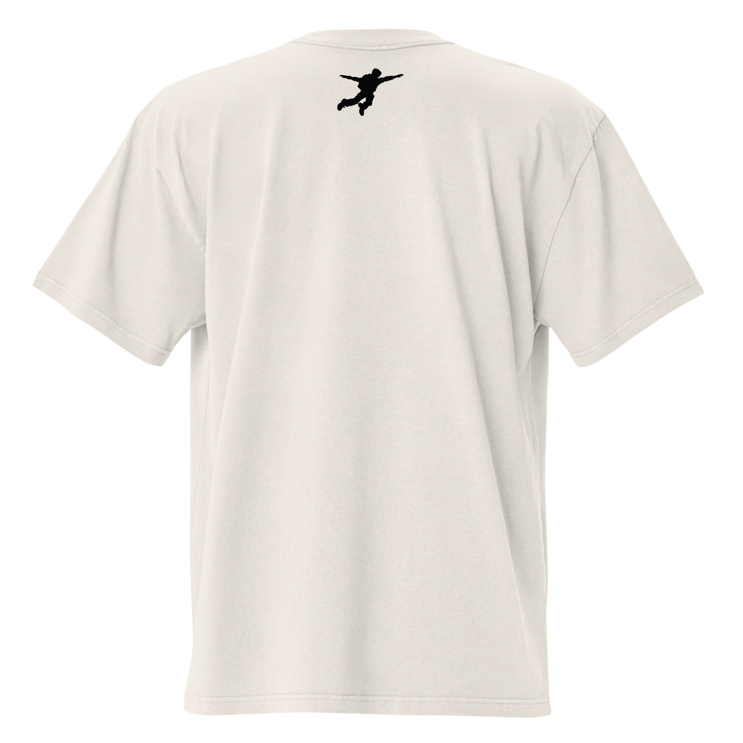 BETTER ALONE CRM OVRSZD TEE