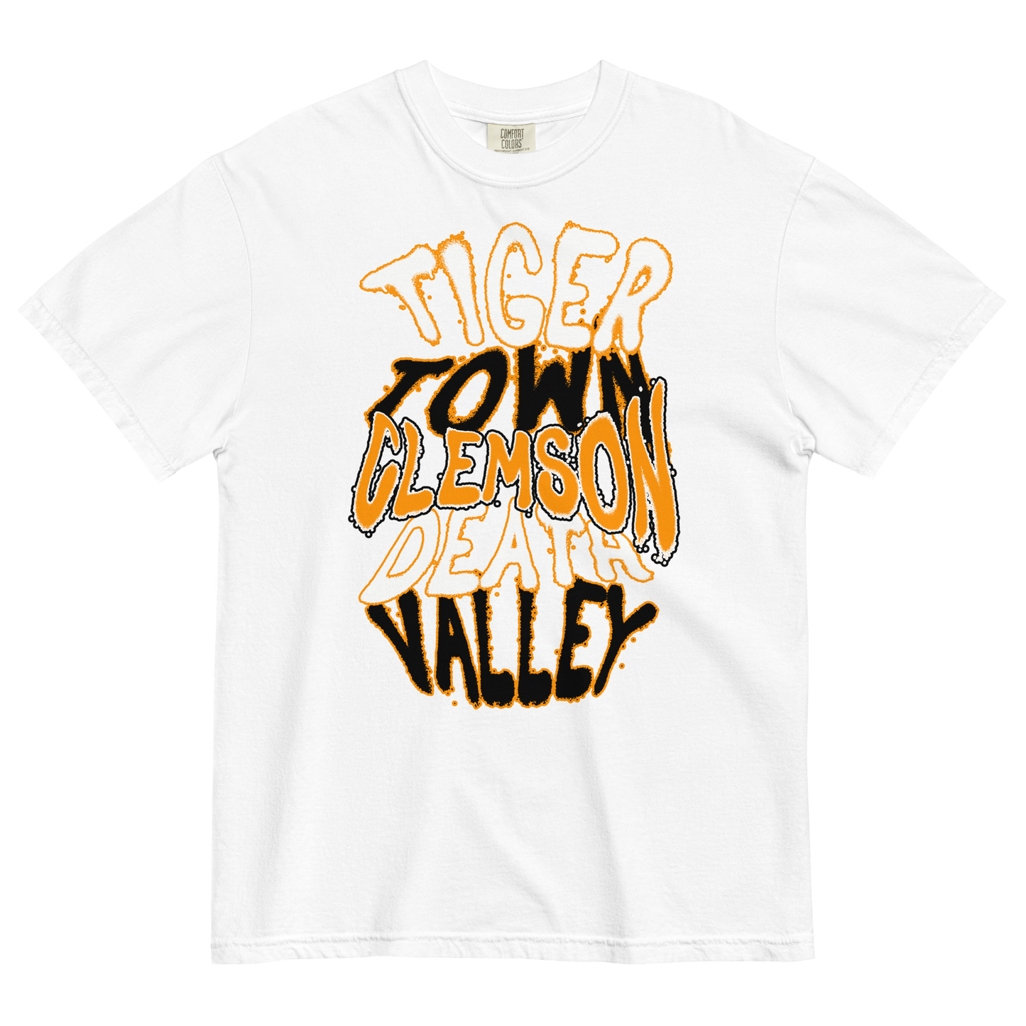 CLEMSON HvyWght Tee WHITE
