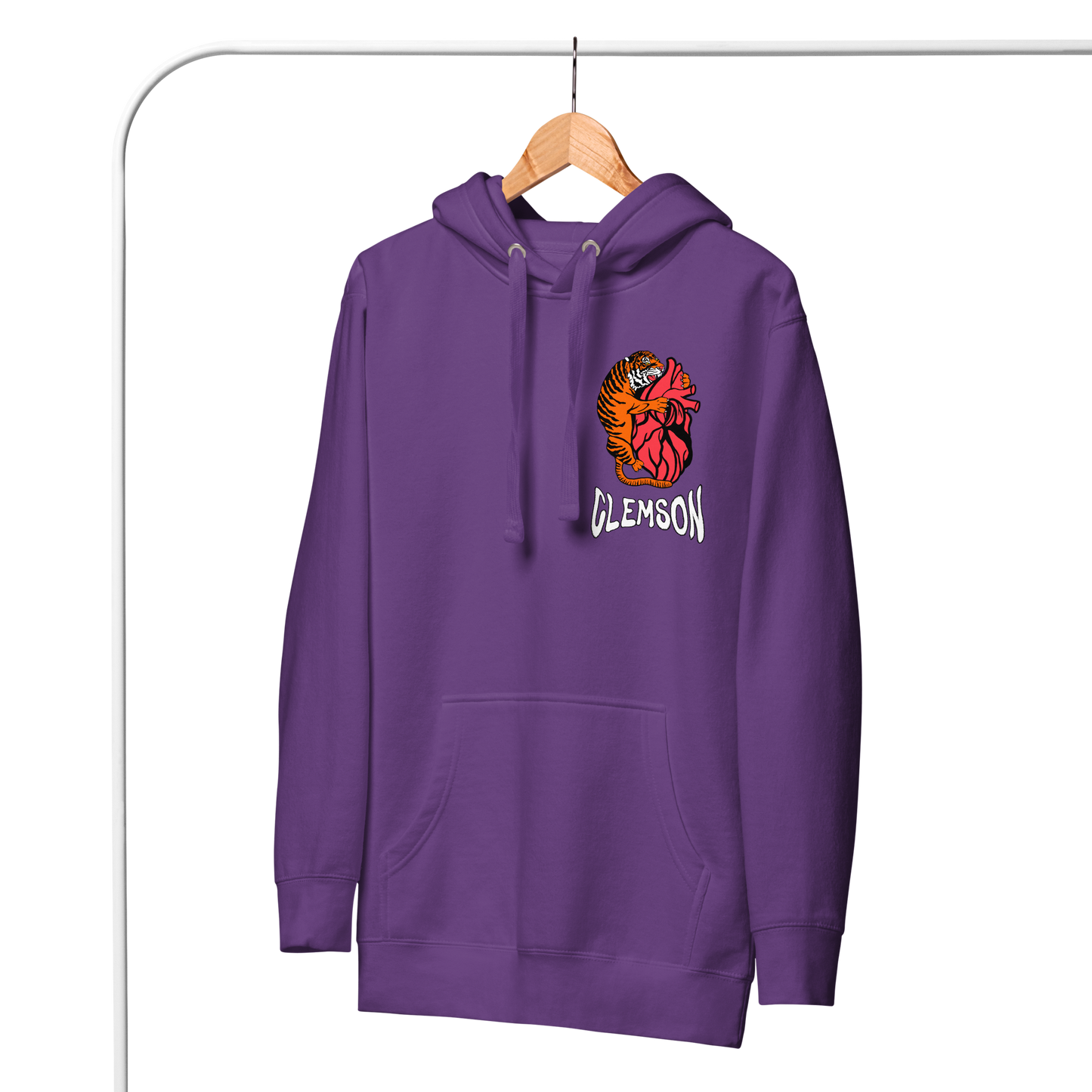 A TIGER BIT ME AND I LIKED IT HOODIE