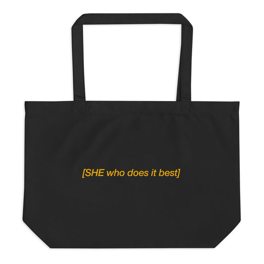SHE Large Tote Bag