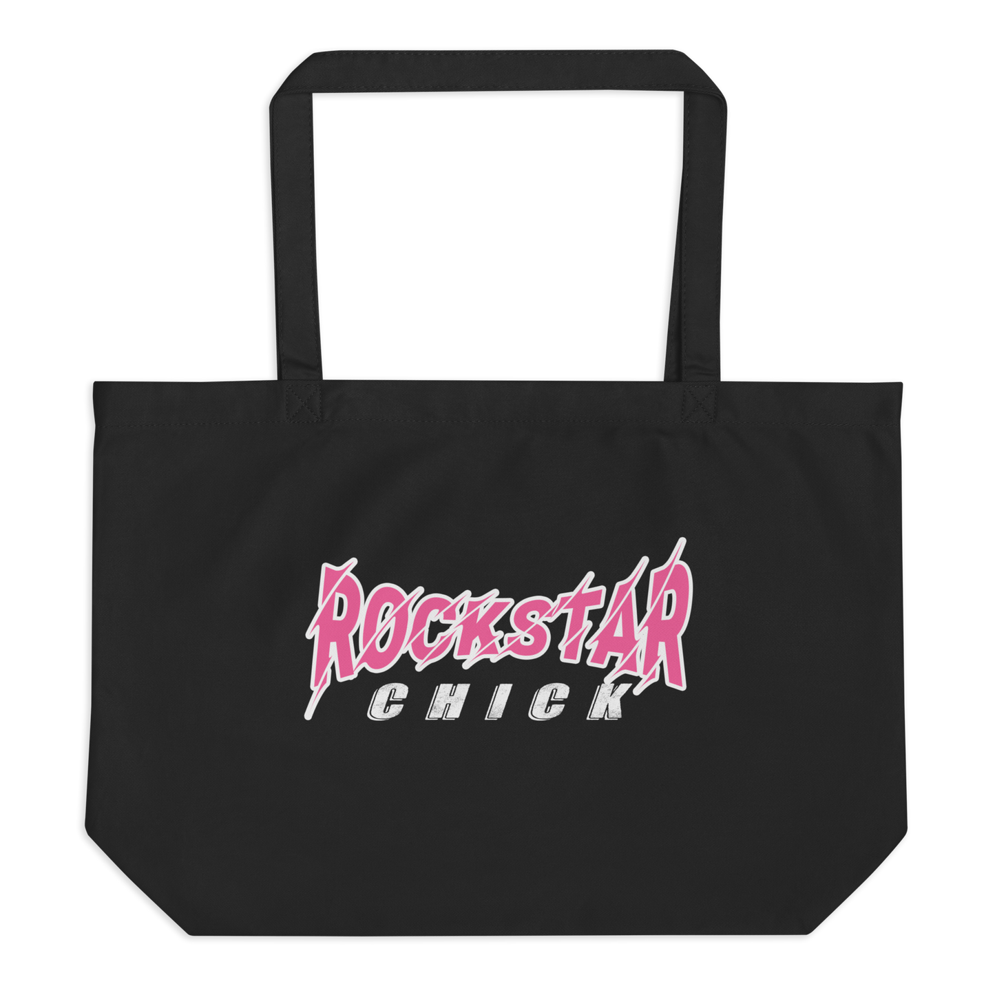 Rockstar Chick Large Tote Bag