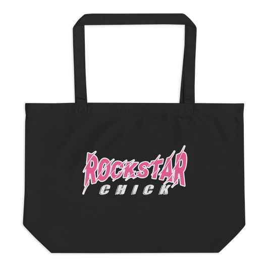 Rockstar Chick Large Tote Bag