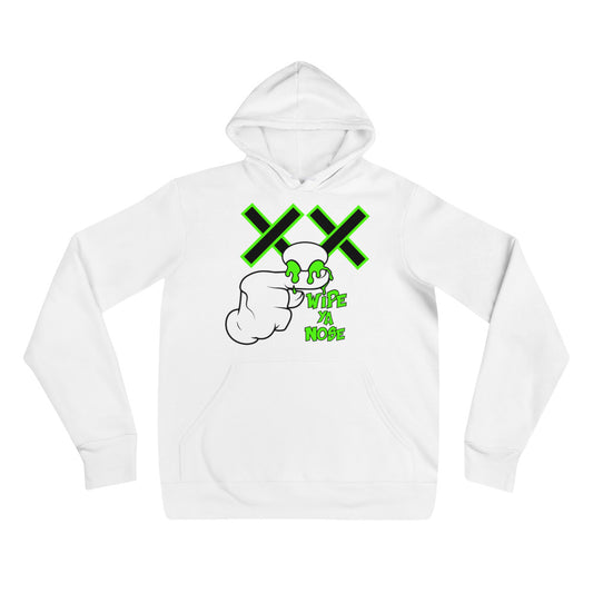WiPE yA NOSE White Hoodie