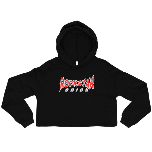 ROCKSTAR CHICK Cropped Hoodie